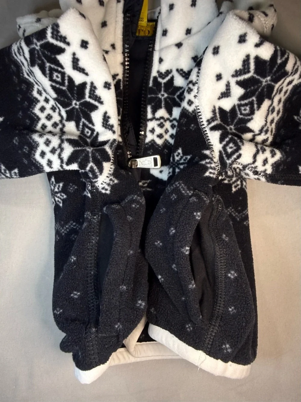 Polo Ralph Lauren 2T Toddler Polar Bear Fair Isle Fleece Quarter Zip Pullover
